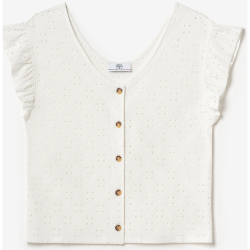Abbigliamento Donna Top / T-shirt senza maniche Le Temps des Cerises Top PEDRINA Bianco