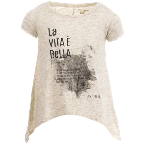 Abbigliamento Bambina T-shirt & Polo Teddy Smith 52305379D Bianco