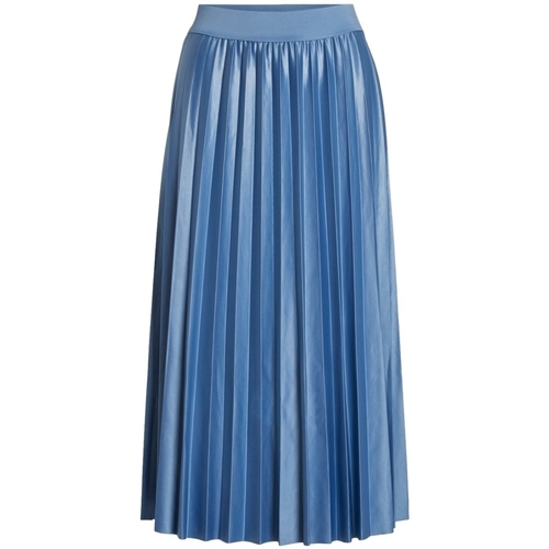 Abbigliamento Donna Gonne Vila Noos Skirt Nitban - Federal Blue Blu