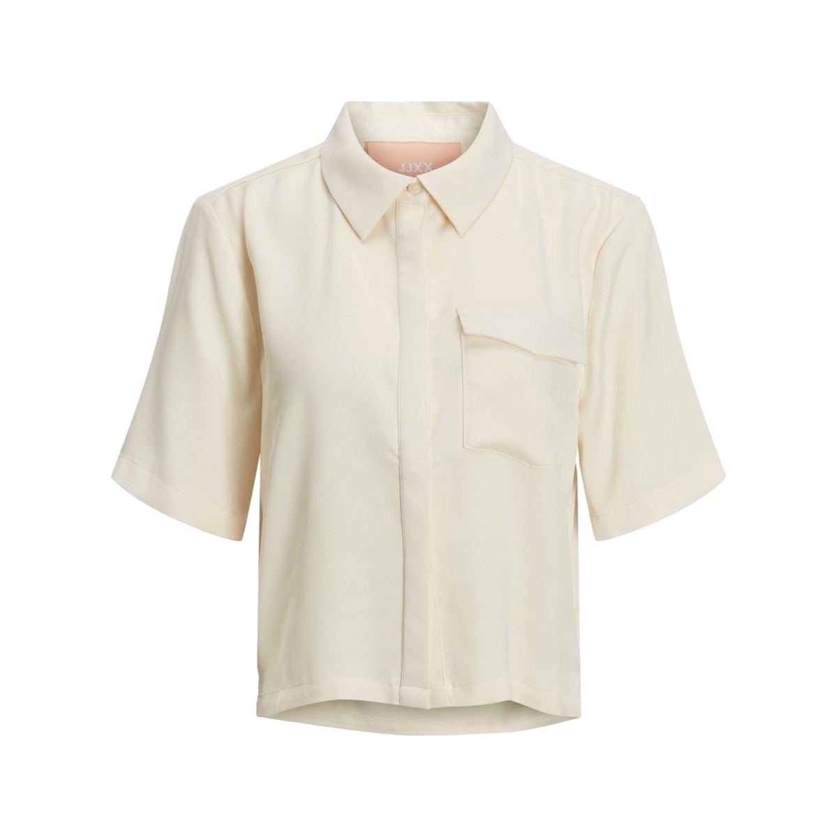 Abbigliamento Donna Top / Blusa Jjxx Shirt Lark Short S/S - Seedpearl Bianco