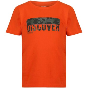 Abbigliamento Unisex bambino T-shirts a maniche lunghe Regatta RG7353 Arancio