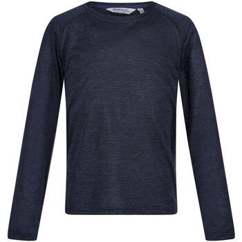 Abbigliamento Unisex bambino T-shirts a maniche lunghe Regatta Burlow Blu