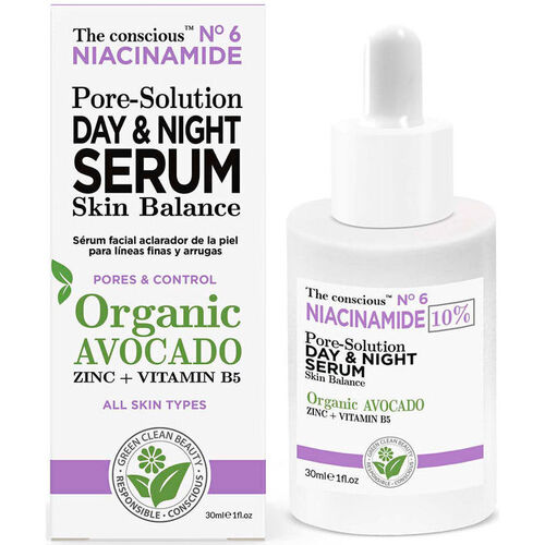 Bellezza Trattamento mirato The Conscious™ Niacinamide Pore-solution Day & Night Serum Organic Avocado 