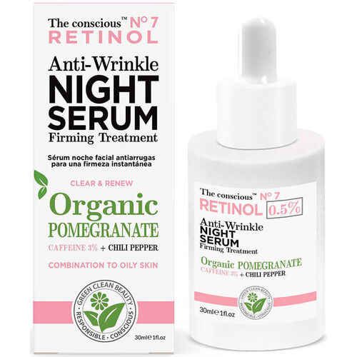Bellezza Trattamento mirato The Conscious™ Retinol Anti-wrinkle Night Serum Organic Pomegranate 