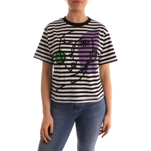 Abbigliamento Donna T-shirt maniche corte Desigual 23SWTK17 Nero