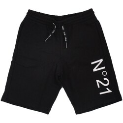 Abbigliamento Unisex bambino Shorts / Bermuda N°21 N21614 Nero