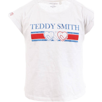 Abbigliamento Bambina T-shirt maniche corte Teddy Smith 51005836D Bianco