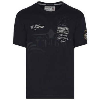 Abbigliamento Uomo T-shirt maniche corte Aeronautica Militare TS2055J58408346 Marine