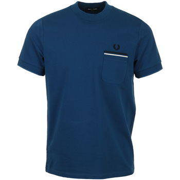 Abbigliamento Uomo T-shirt maniche corte Fred Perry Loopback Jersey Pocket T-Shirt Blu