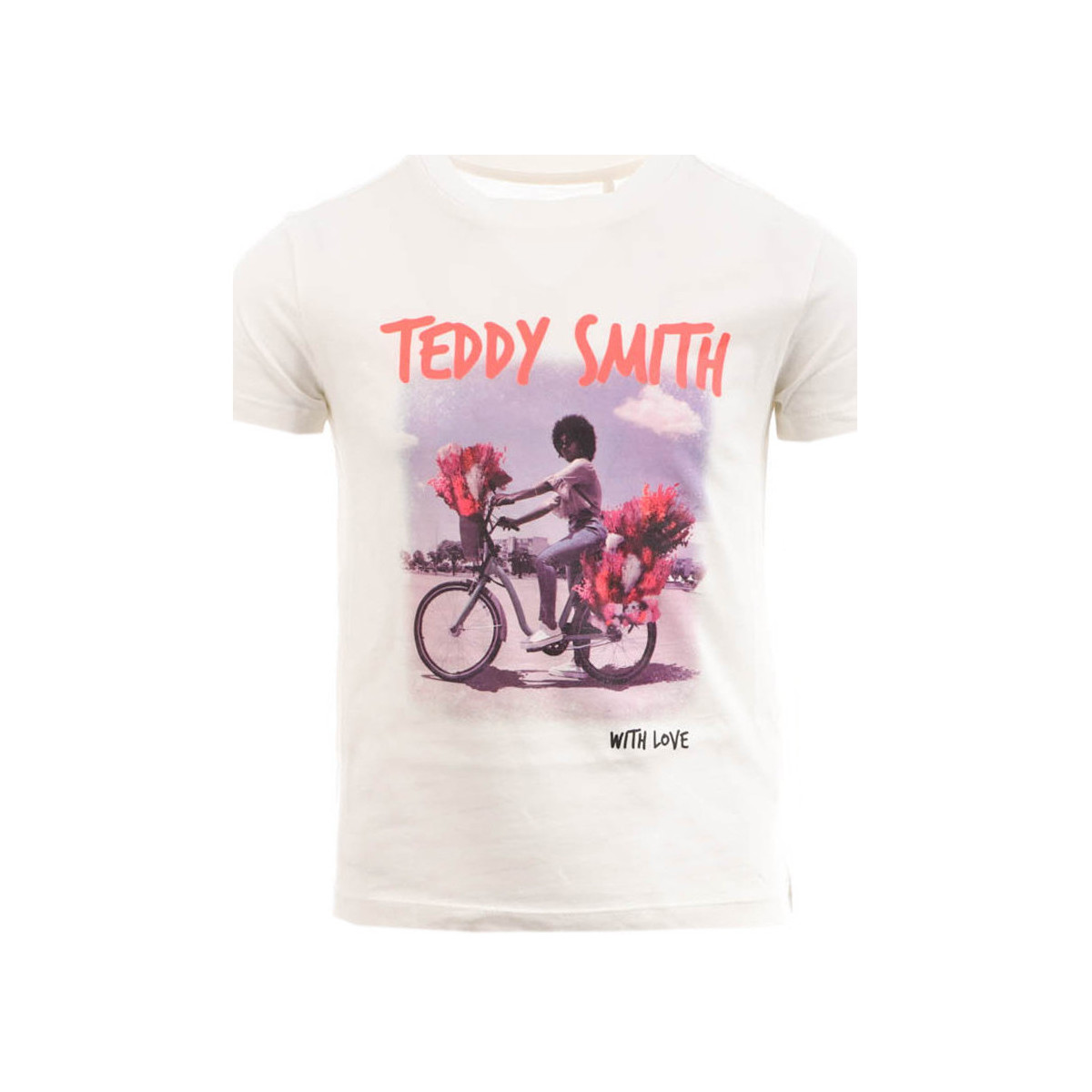 Abbigliamento Bambina T-shirt & Polo Teddy Smith 51006389D Bianco