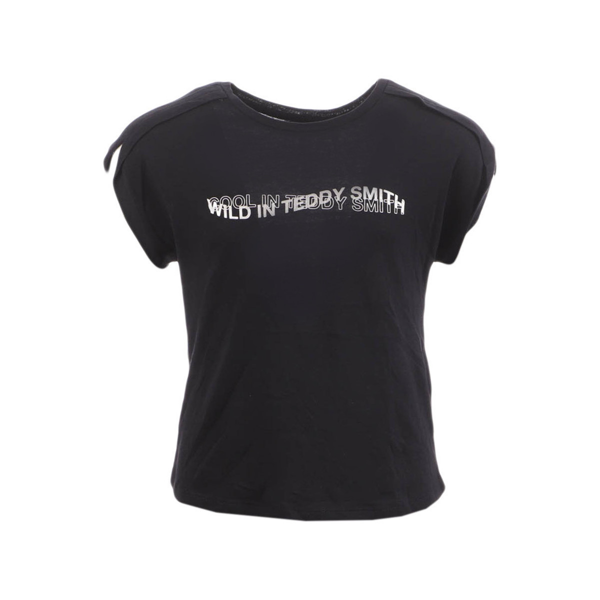 Abbigliamento Bambina T-shirt & Polo Teddy Smith 51006610D Nero