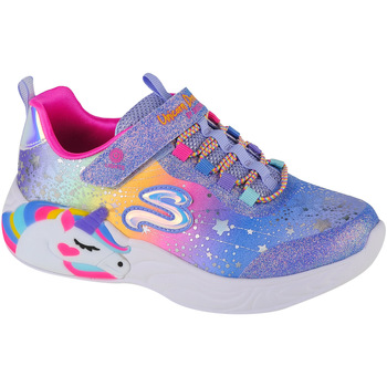 Scarpe Bambina Sneakers basse Skechers S-Lights Unicorn Dreams Blu