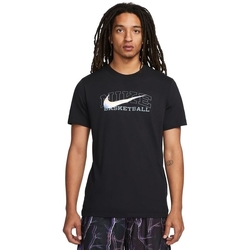 Abbigliamento Uomo T-shirt & Polo Nike TEE SWOOSH Nero