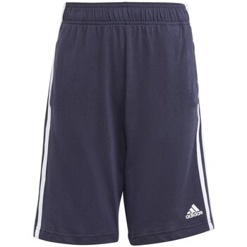 Abbigliamento Unisex bambino Shorts / Bermuda adidas Originals Short Bambino Essentials 3-Stripes Blu