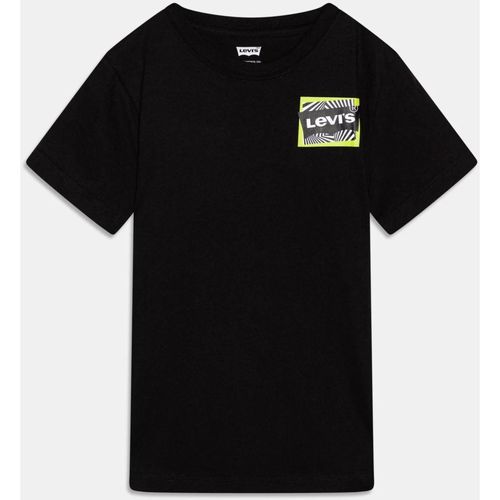 Abbigliamento Unisex bambino T-shirt & Polo Levi's 9EH897 ILLUSION LOGO-023 BLACK Nero
