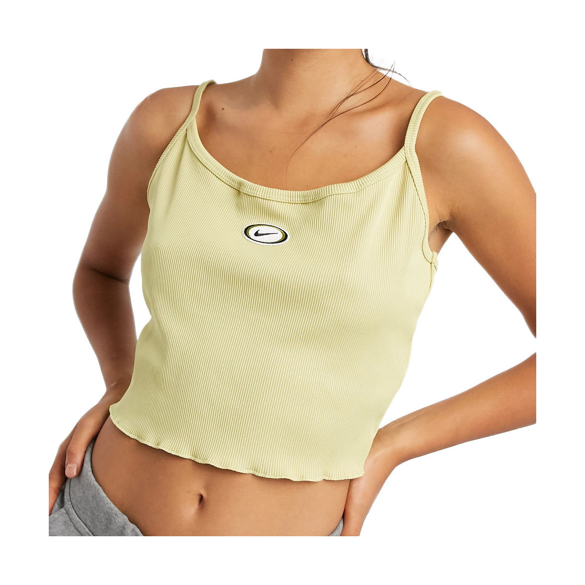 Abbigliamento Donna Top / T-shirt senza maniche Nike CU5338-318 Verde