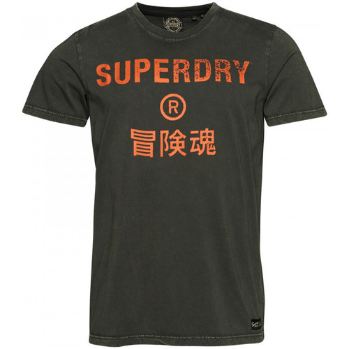 Abbigliamento Uomo T-shirt & Polo Superdry Vintage corp logo Nero