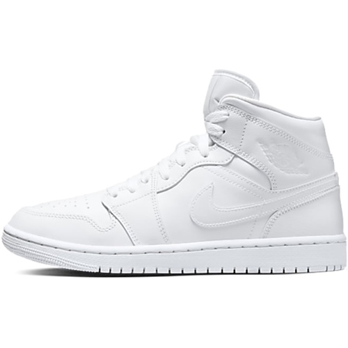 Scarpe Donna Sneakers Nike WMNS AIR  1 MID Bianco