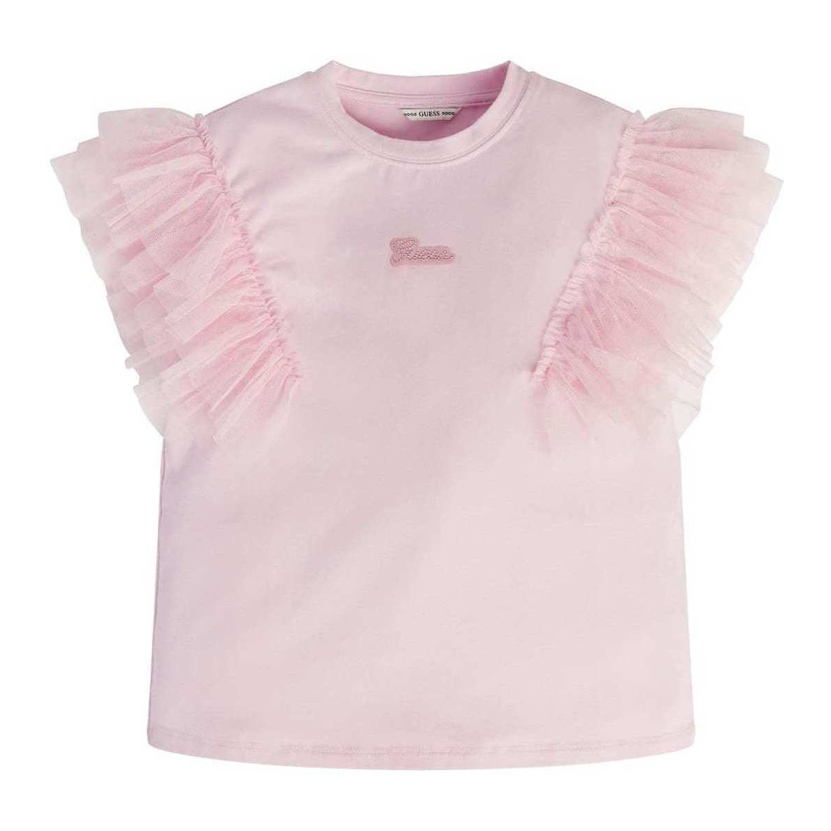 Abbigliamento Bambina T-shirt maniche corte Guess T-SHIRT J3RI14K6YW0 Rosa