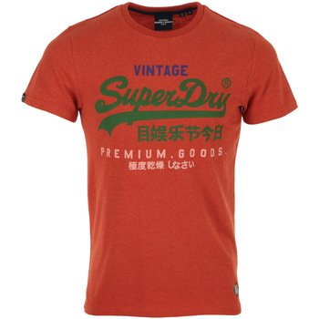 Abbigliamento Uomo T-shirt maniche corte Superdry VL Tri Tee 220 Rosso