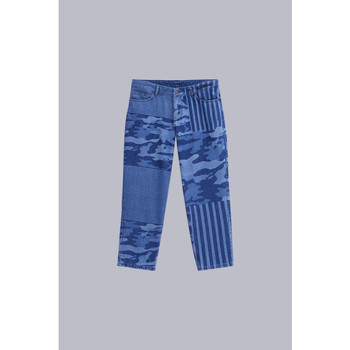 Abbigliamento Pantaloni da tuta Kickers Huge High Jean Blu