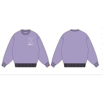 Abbigliamento Felpe Kickers Big K Sweater Viola