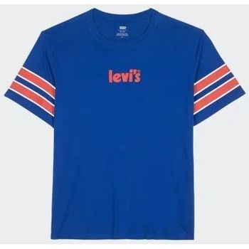 Abbigliamento Uomo T-shirt & Polo Levi's 16143 0767 - RELAXED FIT TEE-STRIPE MAZARINE BLUE Blu