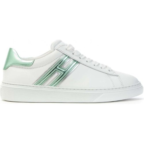 Scarpe Donna Trekking Hogan Scarpe Sneakers donna H365 Verde Bianco Verde_bianco