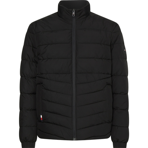 Abbigliamento Uomo Piumini Tommy Hilfiger Branded Collar Jacket Nero