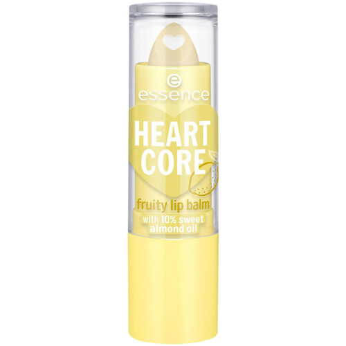 Bellezza Donna Trattamento e primer labbra Essence Heart Core Fruity Lip Balm - 04 Lucky Lemon Giallo