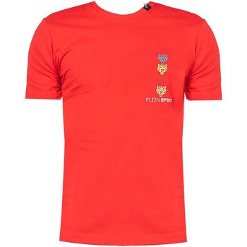 Abbigliamento Uomo T-shirt maniche corte Philipp Plein Sport TIPS1135 Rosso
