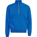 Image of Felpa Colorful Standard Sweatshirt 1/4 zip Organic pacific blue