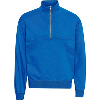 Abbigliamento Felpe Colorful Standard Sweatshirt 1/4 zip  Organic pacific blue Blu