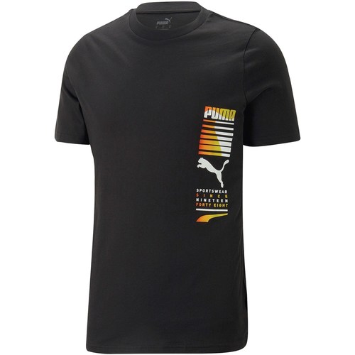 Abbigliamento Uomo T-shirt maniche corte Puma 674477 Nero