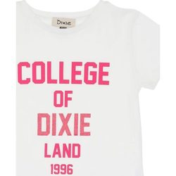 Abbigliamento Bambina T-shirt maniche corte Dixie T-SHIRT M/M ST.COLLEGE Bianco