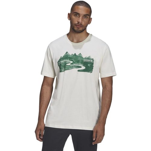 Abbigliamento Uomo T-shirt maniche corte adidas Originals ADV MTN INK TEE Bianco