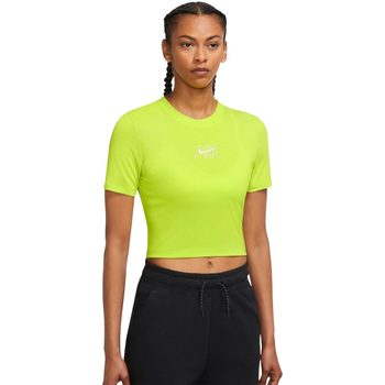 Abbigliamento Donna T-shirt maniche corte Nike W NSW TEE SLIM CROP Verde