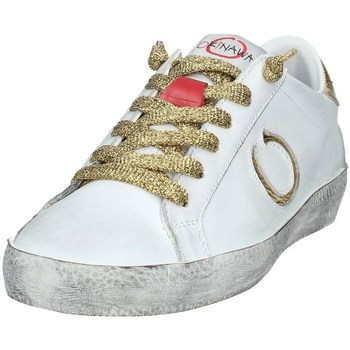 Scarpe Donna Sneakers alte Okinawa LOW2415 Bianco