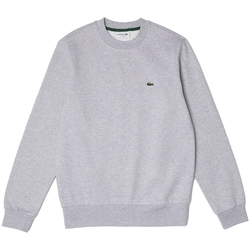 Abbigliamento Uomo Felpe Lacoste Organic Brushed Cotton Sweatshirt - Gris Grigio