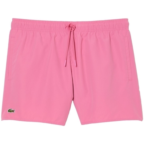 Abbigliamento Uomo Shorts / Bermuda Lacoste Quick Dry Swim Shorts - Rose Vert Rosa