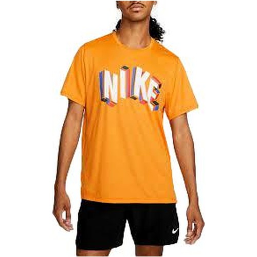 Abbigliamento Uomo T-shirt maniche corte Nike CAMISETA HOMBRE  Pro Dri-FIT DM6666 Arancio