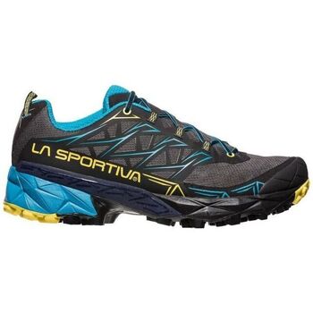 Scarpe Uomo Running / Trail La Sportiva Scarpe Akyra Uomo Carbon/Tropic Blue Nero