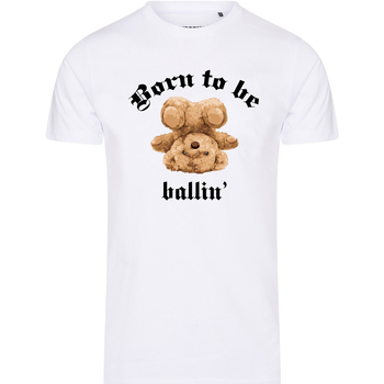 Abbigliamento Uomo T-shirt maniche corte Ballin Est. 2013 Born To Be Tee Bianco