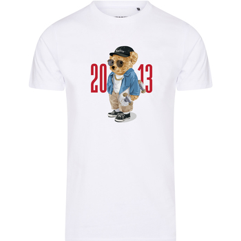 Abbigliamento Uomo T-shirt maniche corte Ballin Est. 2013 Skater Bear Tee Bianco
