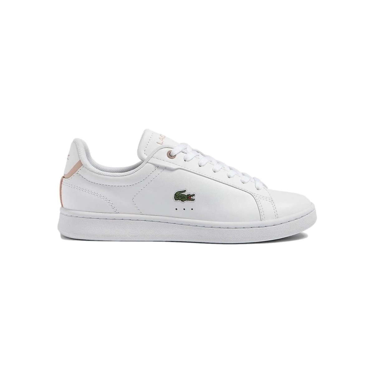 Scarpe Donna Sneakers Lacoste Carnaby Pro - White Light Pink Bianco