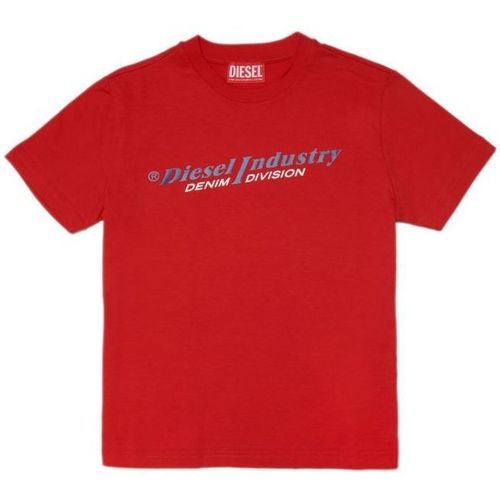 Abbigliamento Unisex bambino T-shirt & Polo Diesel J001132 00YI9 TDIEGORIND-K438 Rosso