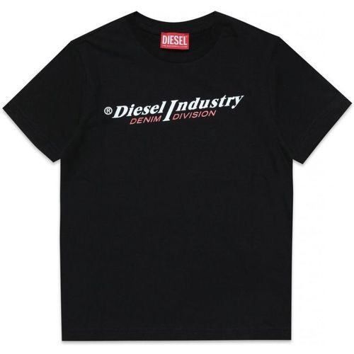 Abbigliamento Unisex bambino T-shirt & Polo Diesel J001132 00YI9 TDIEGORIND-K900 Nero