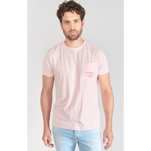 Abbigliamento Uomo T-shirt & Polo Le Temps des Cerises T-shirt BREZOL Rosa