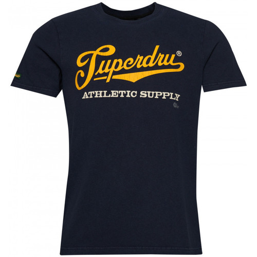 Abbigliamento Uomo T-shirt & Polo Superdry Vintage scripted college Blu
