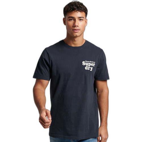 Abbigliamento Uomo T-shirt maniche corte Superdry T-shirt classique  Vintage Cooper Blu
